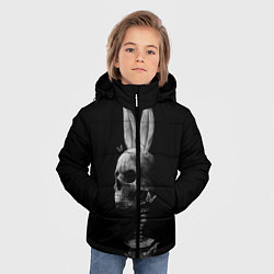 Куртка зимняя для мальчика Череп Заи, цвет: 3D-черный — фото 2