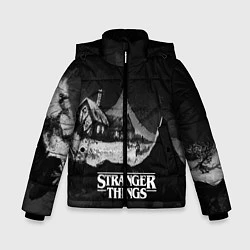 Куртка зимняя для мальчика Stranger Things: Black Hut, цвет: 3D-черный