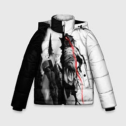 Куртка зимняя для мальчика Убийца Гоблинов, цвет: 3D-красный