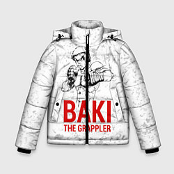 Куртка зимняя для мальчика Baki the Grappler, цвет: 3D-красный