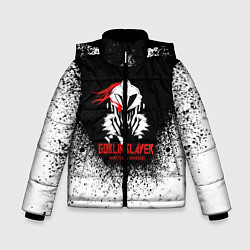 Куртка зимняя для мальчика Убийца Гоблинов, цвет: 3D-черный