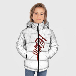 Куртка зимняя для мальчика Бездомный Бог, цвет: 3D-светло-серый — фото 2