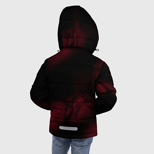 Зимняя куртка для мальчика Бездомный Бог / 3D-Светло-серый – фото 4