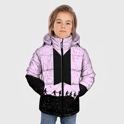 Куртка зимняя для мальчика Bangtan Boys, цвет: 3D-красный — фото 2