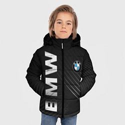 Куртка зимняя для мальчика BMW: Steel Line, цвет: 3D-светло-серый — фото 2