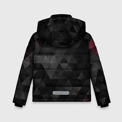 Зимняя куртка для мальчика BMW: Polygon / 3D-Красный – фото 2