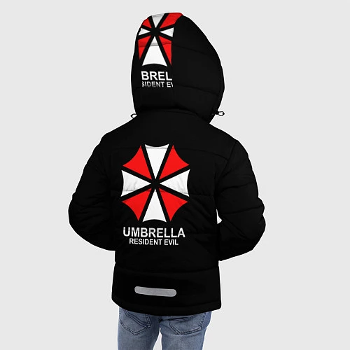 Зимняя куртка для мальчика UMBRELLA CORP / 3D-Светло-серый – фото 4