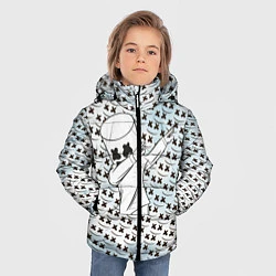 Куртка зимняя для мальчика Marshmello DAB, цвет: 3D-черный — фото 2
