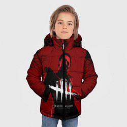 Куртка зимняя для мальчика Dead by Daylight, цвет: 3D-светло-серый — фото 2