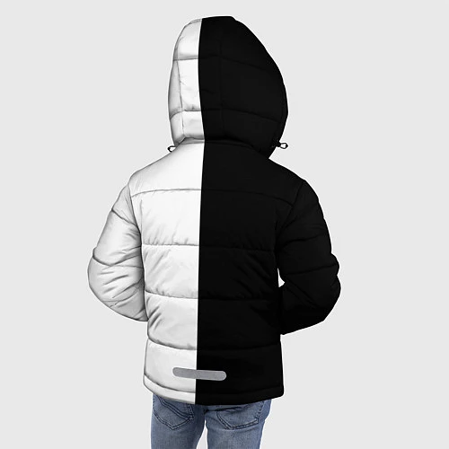 Зимняя куртка для мальчика Apex Legends: Black & White / 3D-Светло-серый – фото 4