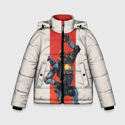 Куртка зимняя для мальчика Apex Legends: Pathfinder, цвет: 3D-черный