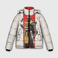 Куртка зимняя для мальчика Apex Legends: Caustic, цвет: 3D-красный