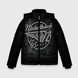 Куртка зимняя для мальчика Nickelback Est. 1995, цвет: 3D-красный