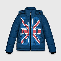 Куртка зимняя для мальчика London: Great Britain, цвет: 3D-черный