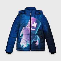 Куртка зимняя для мальчика Marshmello Effect, цвет: 3D-черный