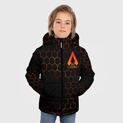 Куртка зимняя для мальчика Apex Legends: Orange Carbon, цвет: 3D-черный — фото 2