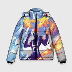 Куртка зимняя для мальчика Академия, цвет: 3D-светло-серый