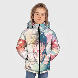 Куртка зимняя для мальчика Пузыри, цвет: 3D-светло-серый — фото 2