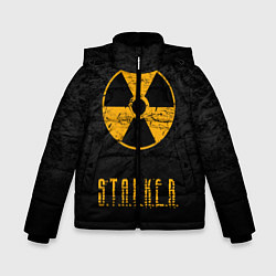 Куртка зимняя для мальчика STALKER: Radioactive, цвет: 3D-черный