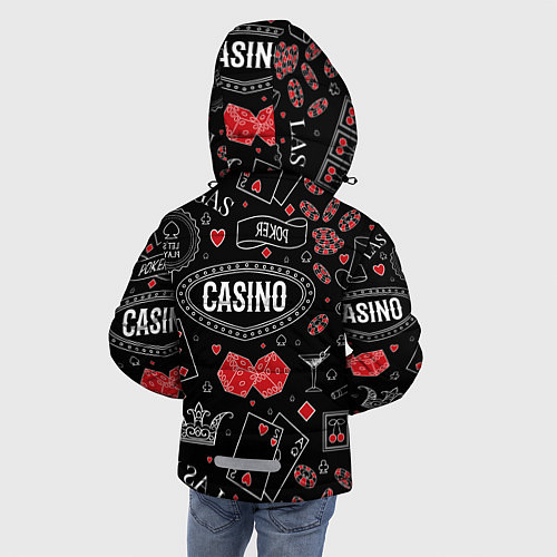 Зимняя куртка для мальчика Casino / 3D-Светло-серый – фото 4