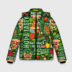 Зимняя куртка для мальчика Итальянская пицца