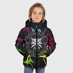 Куртка зимняя для мальчика Сила Ведьмака, цвет: 3D-черный — фото 2