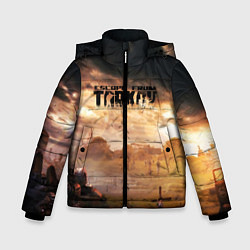 Куртка зимняя для мальчика Escape from Tarkov, цвет: 3D-светло-серый