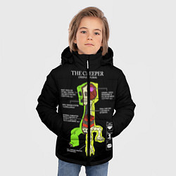 Куртка зимняя для мальчика The Creeper, цвет: 3D-светло-серый — фото 2
