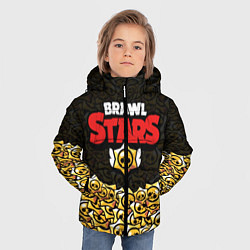 Куртка зимняя для мальчика Brawl Stars: Black Style, цвет: 3D-черный — фото 2