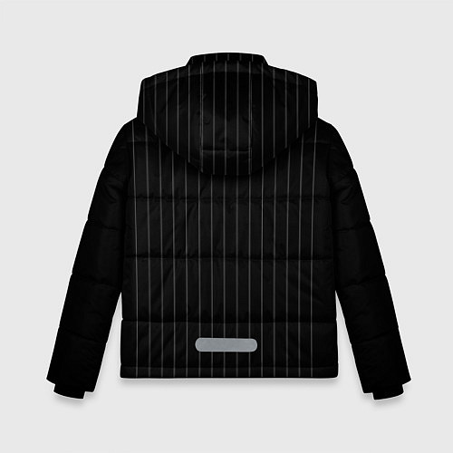 Зимняя куртка для мальчика Гейша / 3D-Светло-серый – фото 2