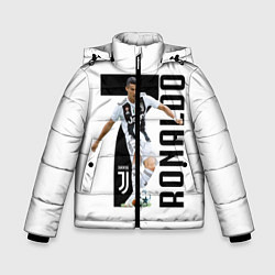 Куртка зимняя для мальчика Ronaldo the best, цвет: 3D-красный