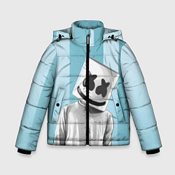Куртка зимняя для мальчика Marshmello, цвет: 3D-черный