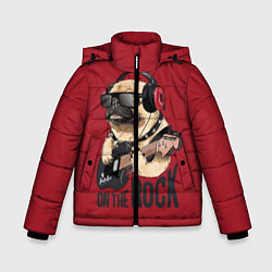 Куртка зимняя для мальчика On the rock, цвет: 3D-красный