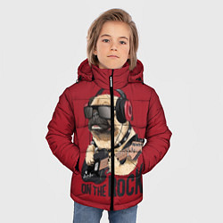 Куртка зимняя для мальчика On the rock, цвет: 3D-черный — фото 2