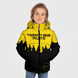 Куртка зимняя для мальчика TOP: TRENCH, цвет: 3D-черный — фото 2