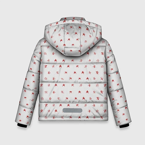 Зимняя куртка для мальчика ДЖИЗУС / 3D-Красный – фото 2