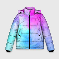 Куртка зимняя для мальчика Неоновое лето, цвет: 3D-черный
