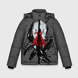 Куртка зимняя для мальчика Стальной алхимик, цвет: 3D-черный