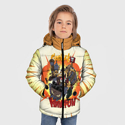 Куртка зимняя для мальчика Techies габен - Have Fun!, цвет: 3D-черный — фото 2