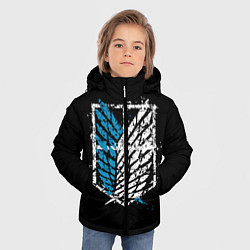 Куртка зимняя для мальчика АТАКА ТИТАНОВ, цвет: 3D-черный — фото 2