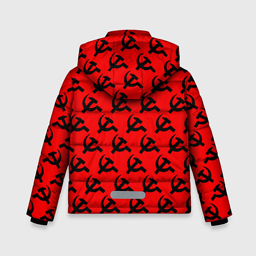 Зимняя куртка для мальчика СССР / 3D-Красный – фото 2