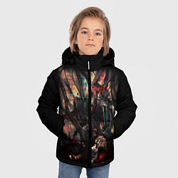 Куртка зимняя для мальчика Overlord 4, цвет: 3D-черный — фото 2