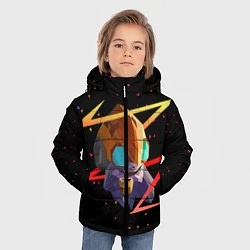 Куртка зимняя для мальчика Dota 2 Tinker, цвет: 3D-светло-серый — фото 2