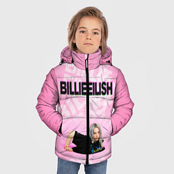 Куртка зимняя для мальчика Billie Eilish: Pink Mood, цвет: 3D-черный — фото 2