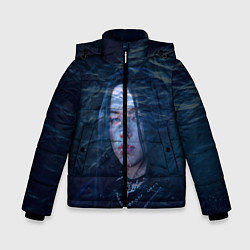 Куртка зимняя для мальчика Billie Eilish: Ocean Eyes, цвет: 3D-красный