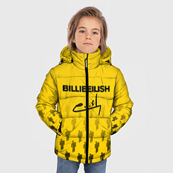 Куртка зимняя для мальчика Billie Eilish: Yellow Autograph, цвет: 3D-светло-серый — фото 2