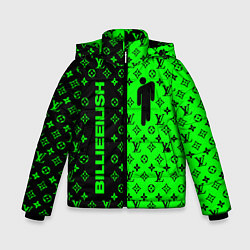 Куртка зимняя для мальчика BILLIE EILISH x LV Green, цвет: 3D-красный