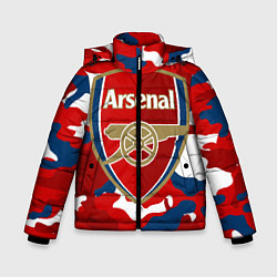 Куртка зимняя для мальчика Arsenal, цвет: 3D-черный