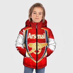 Куртка зимняя для мальчика Arsenal цвета 3D-черный — фото 2