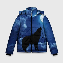 Куртка зимняя для мальчика WOLF, цвет: 3D-черный